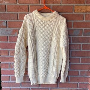 Vintage Bonner 100% Irish wool fisherman’s sweater